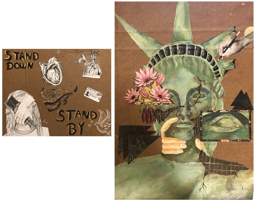 Jessica Horne Collage Reframe Cps All City Visual Arts Exhibitions