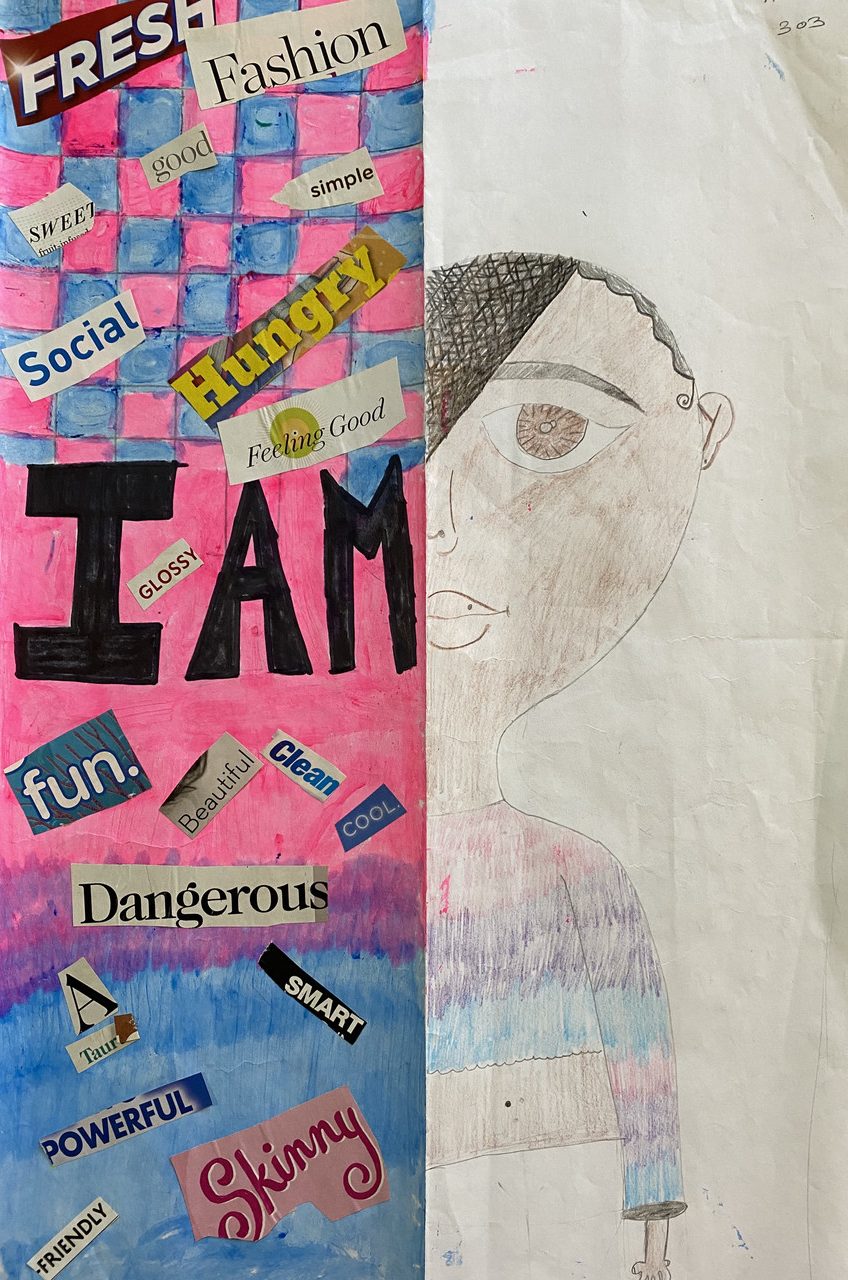 Self-Portrait collage