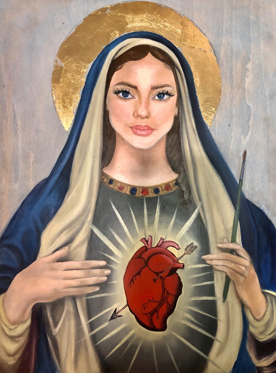 Painting of the Virgin Mary