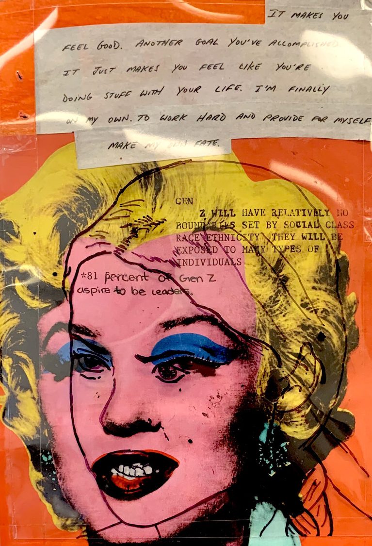 mixed media piece