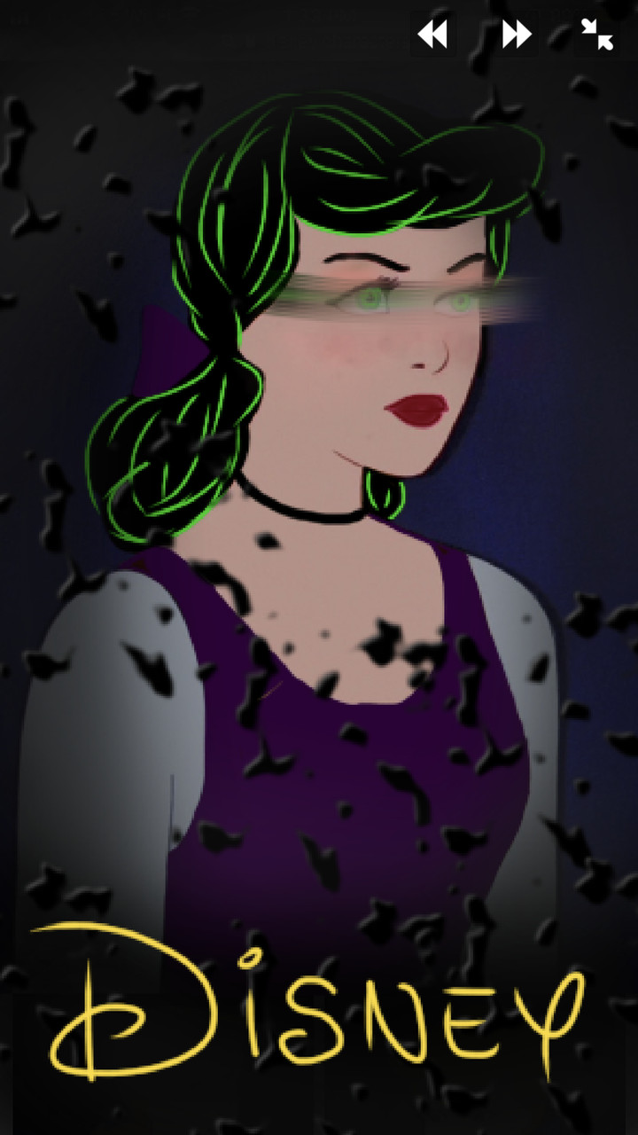 Digitally manipulated pop art piece