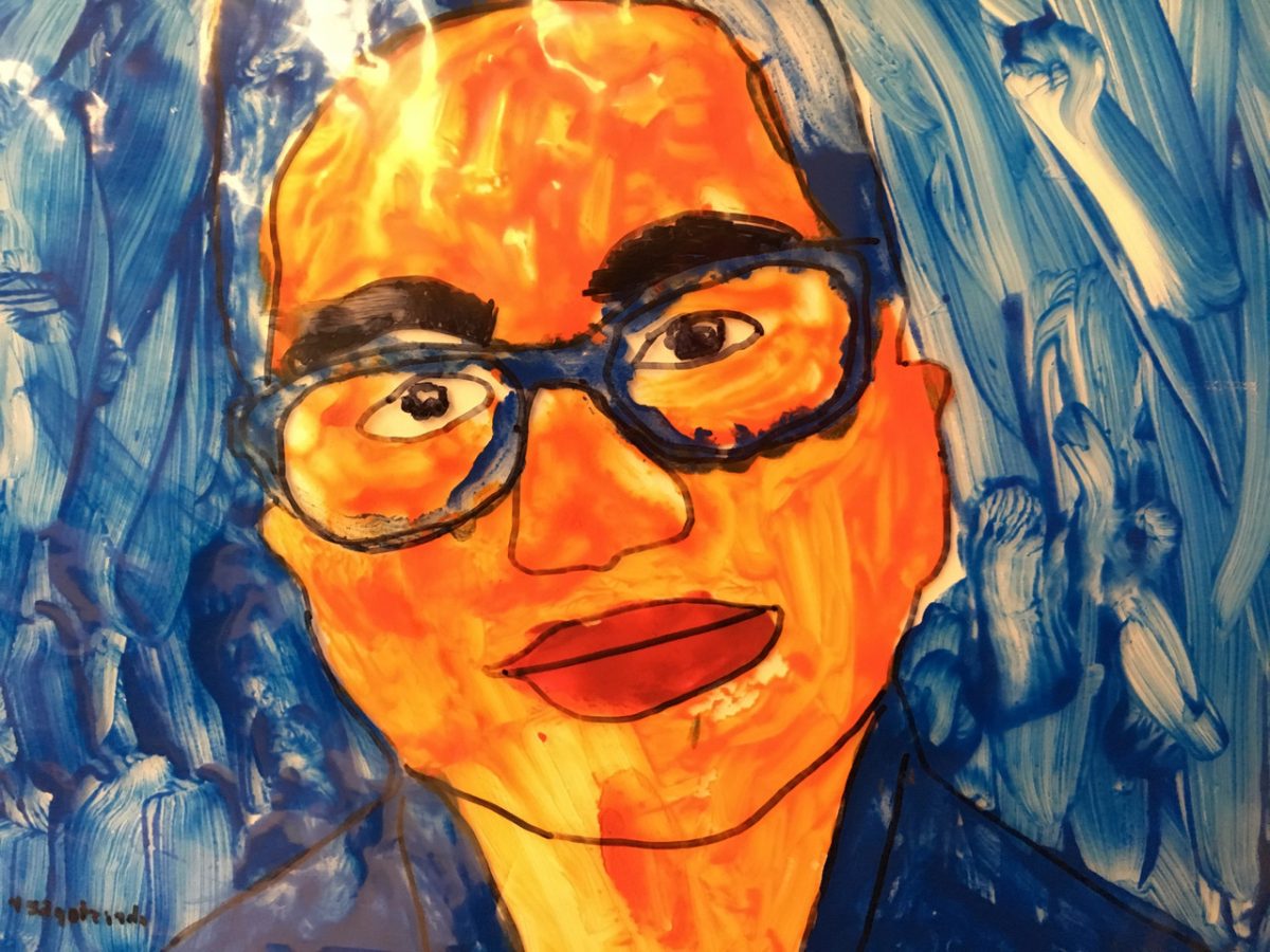 Self Portrait with complementary colors