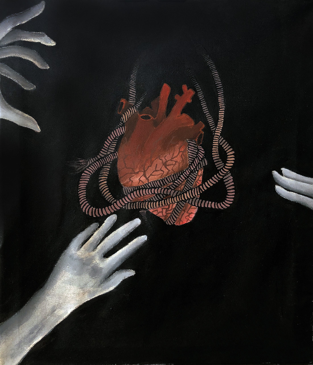 paint on canvas