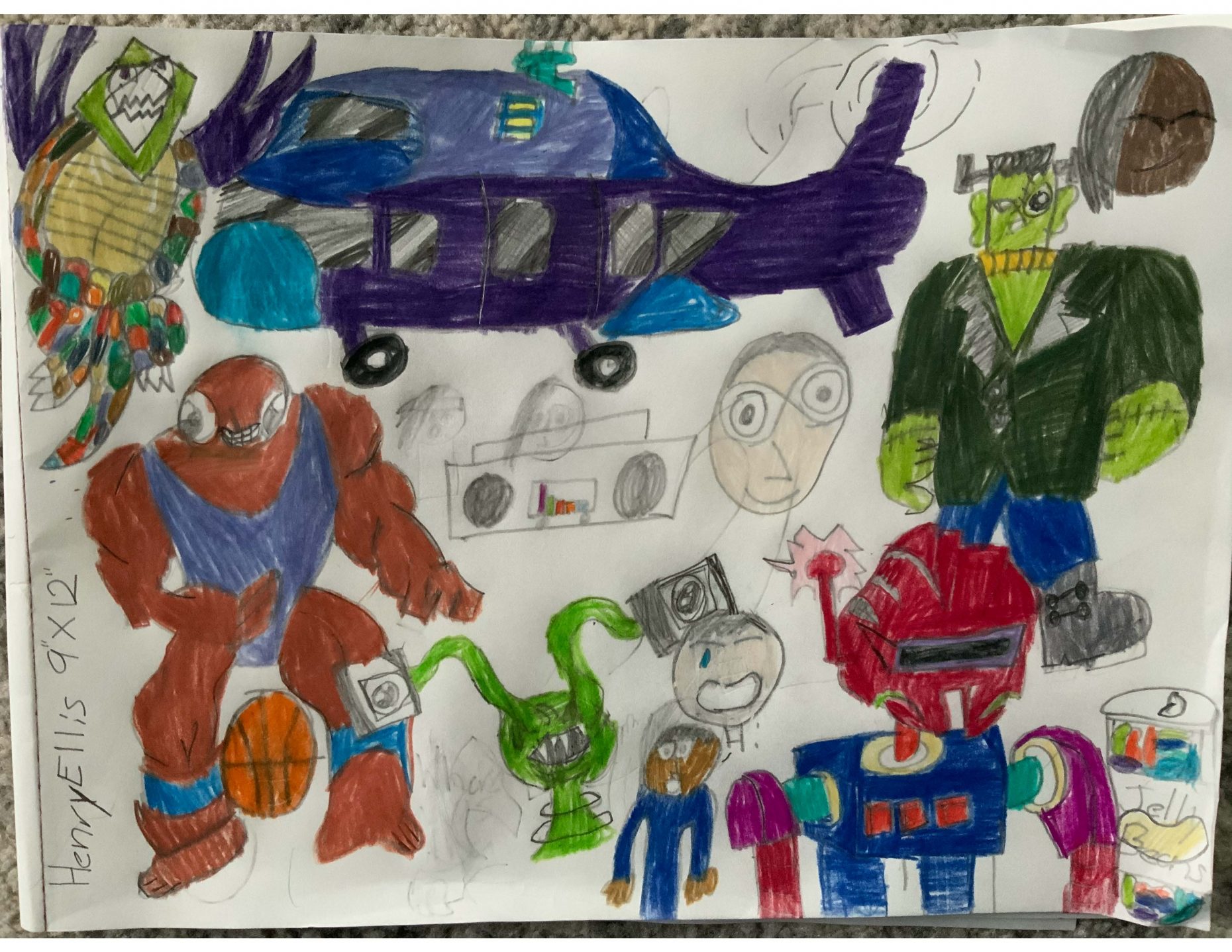 a bunch of different characters and monsters