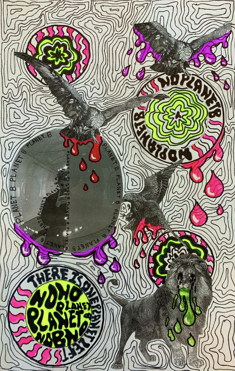 mixed media piece