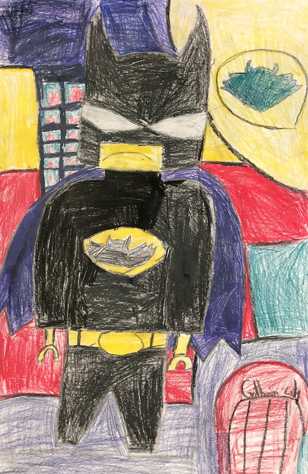 Drawing of Batman
