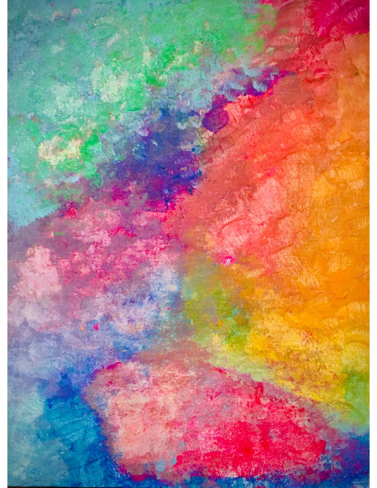 brightly colored abtract feild