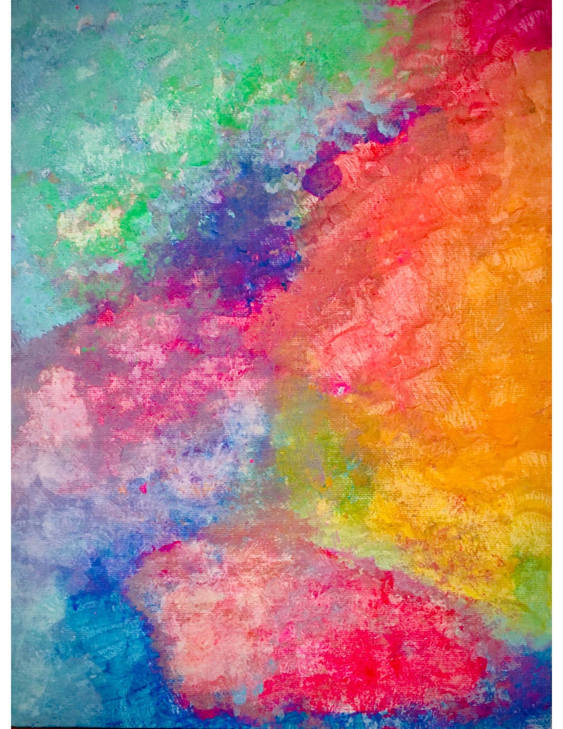 brightly colored abtract feild