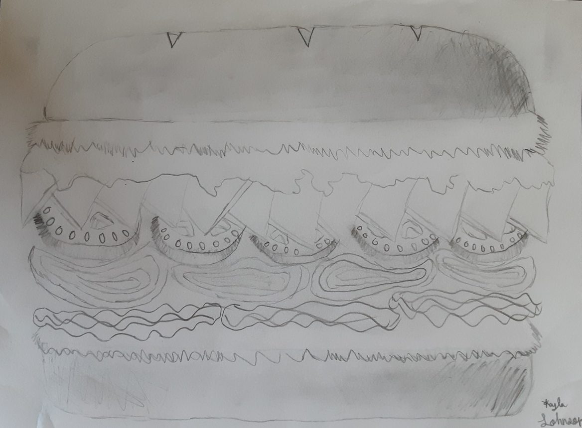 sandwich illustration