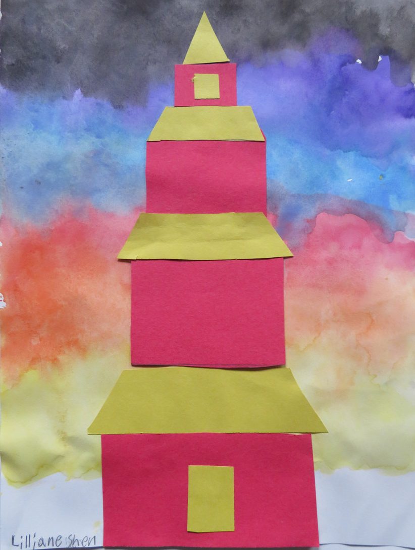 Mixed media Pagoda