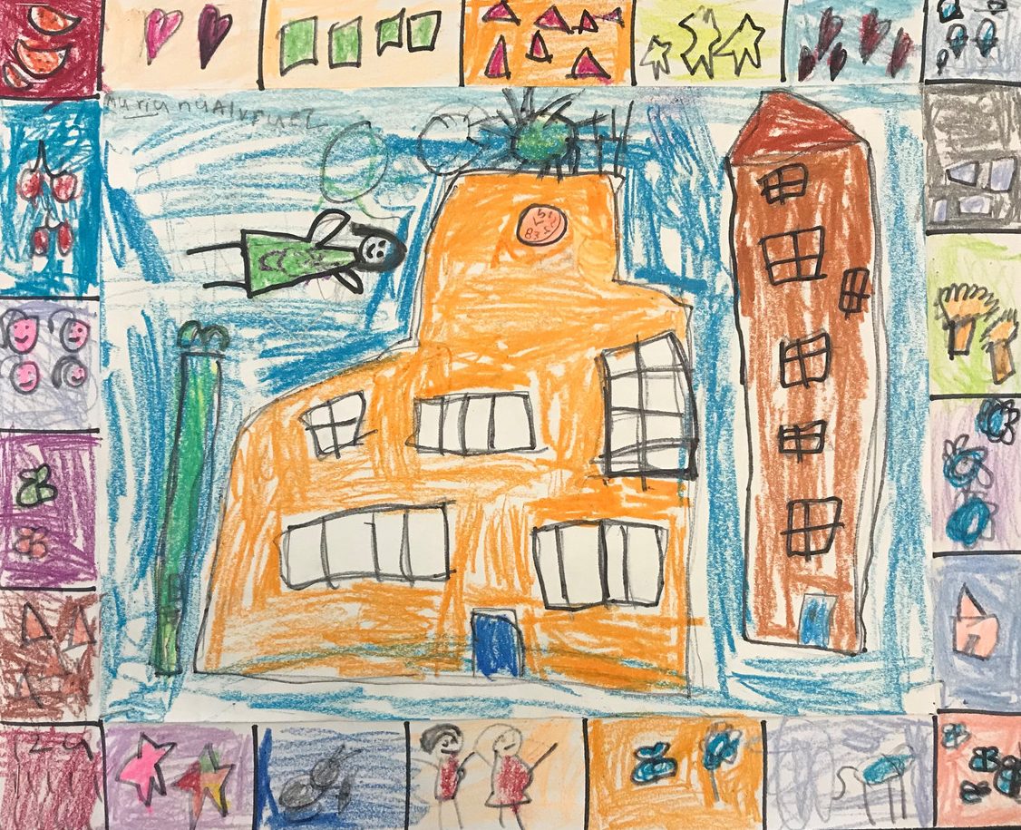 colored pencil illustration