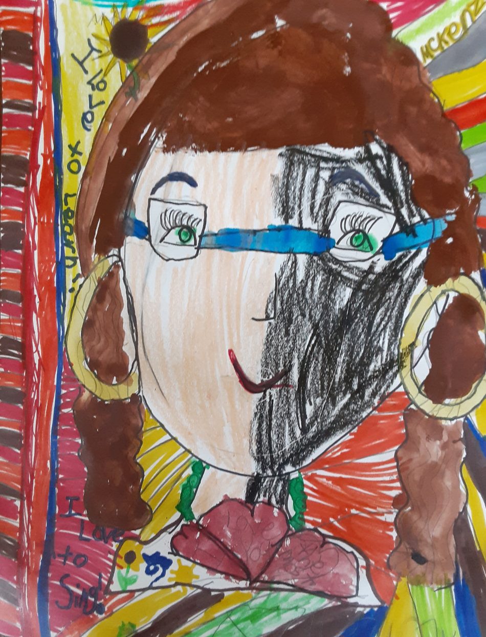 self-portrait with things I like