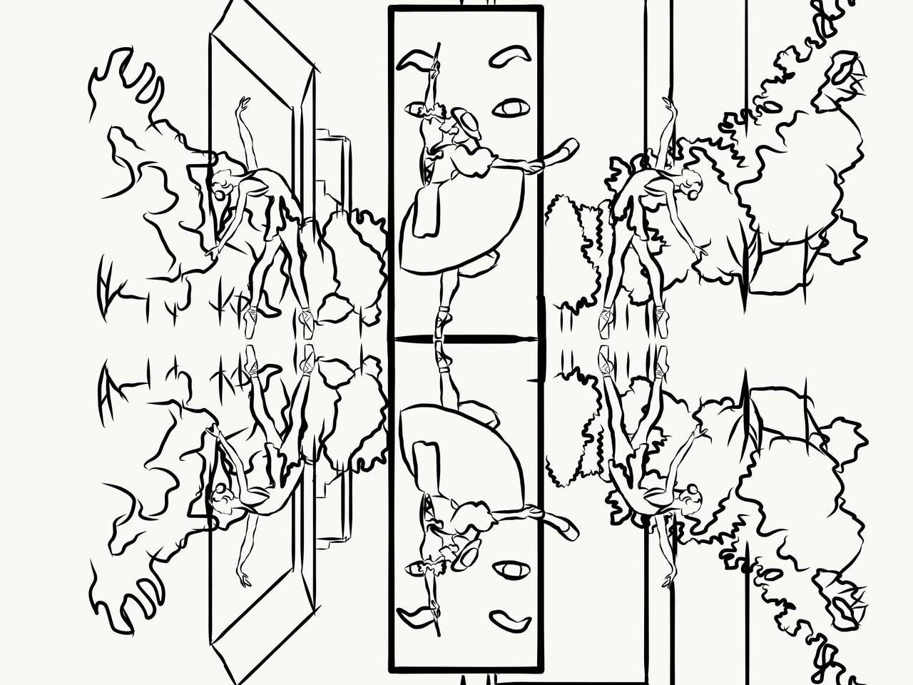 Illustration of dancers