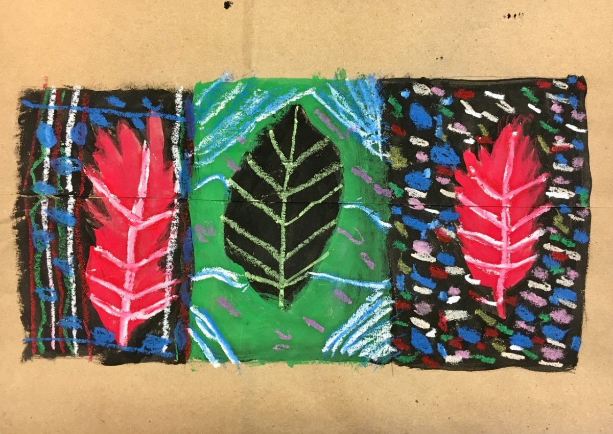 Mixed Media with color and patterns