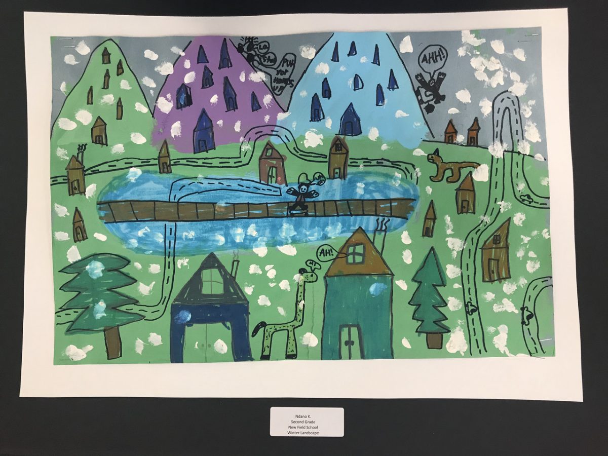 painting of a winter landscape