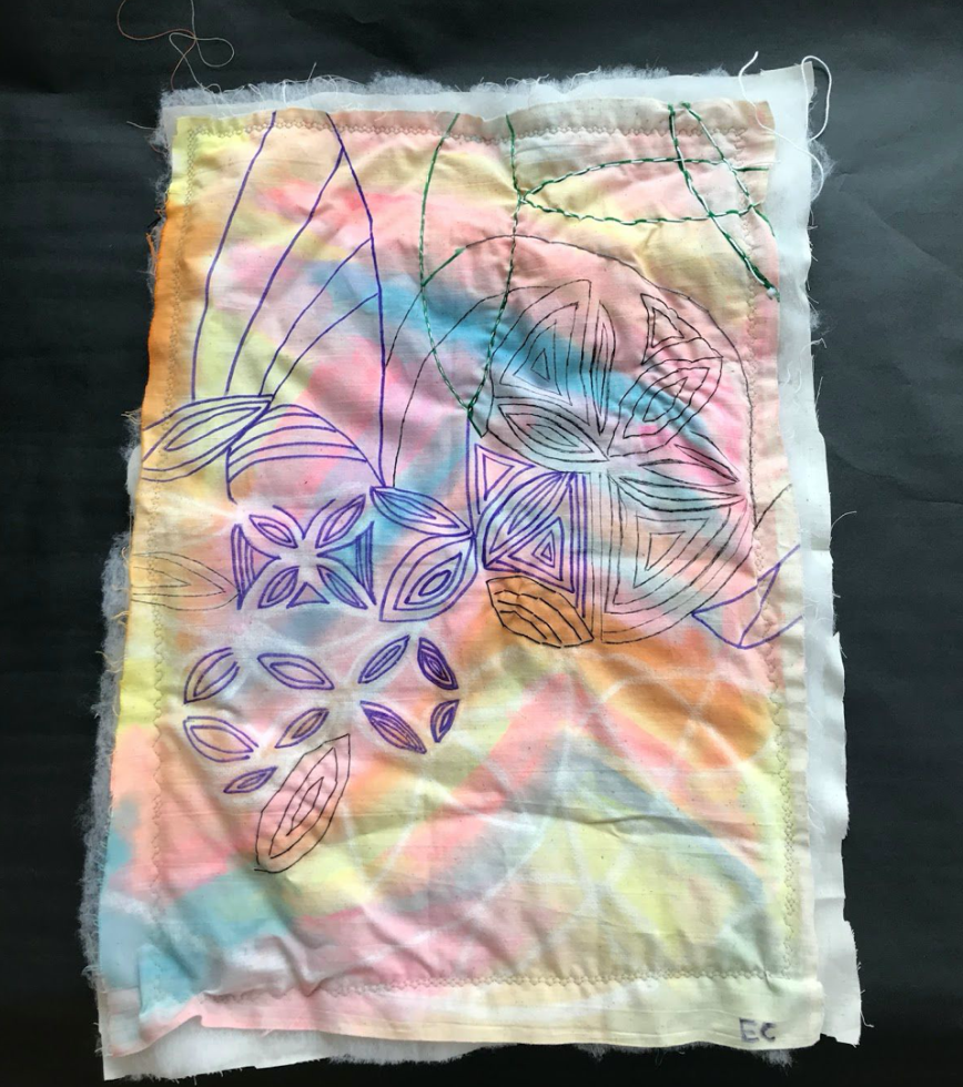 Colorful embroidery