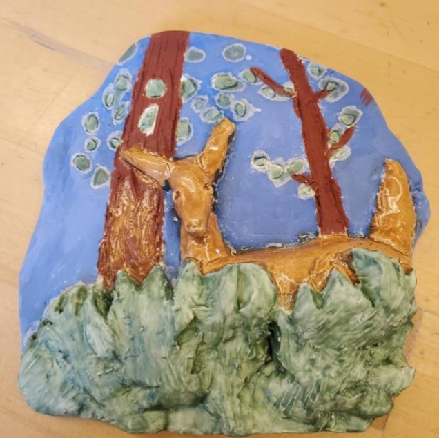 Relief Ceramic Sculpture
