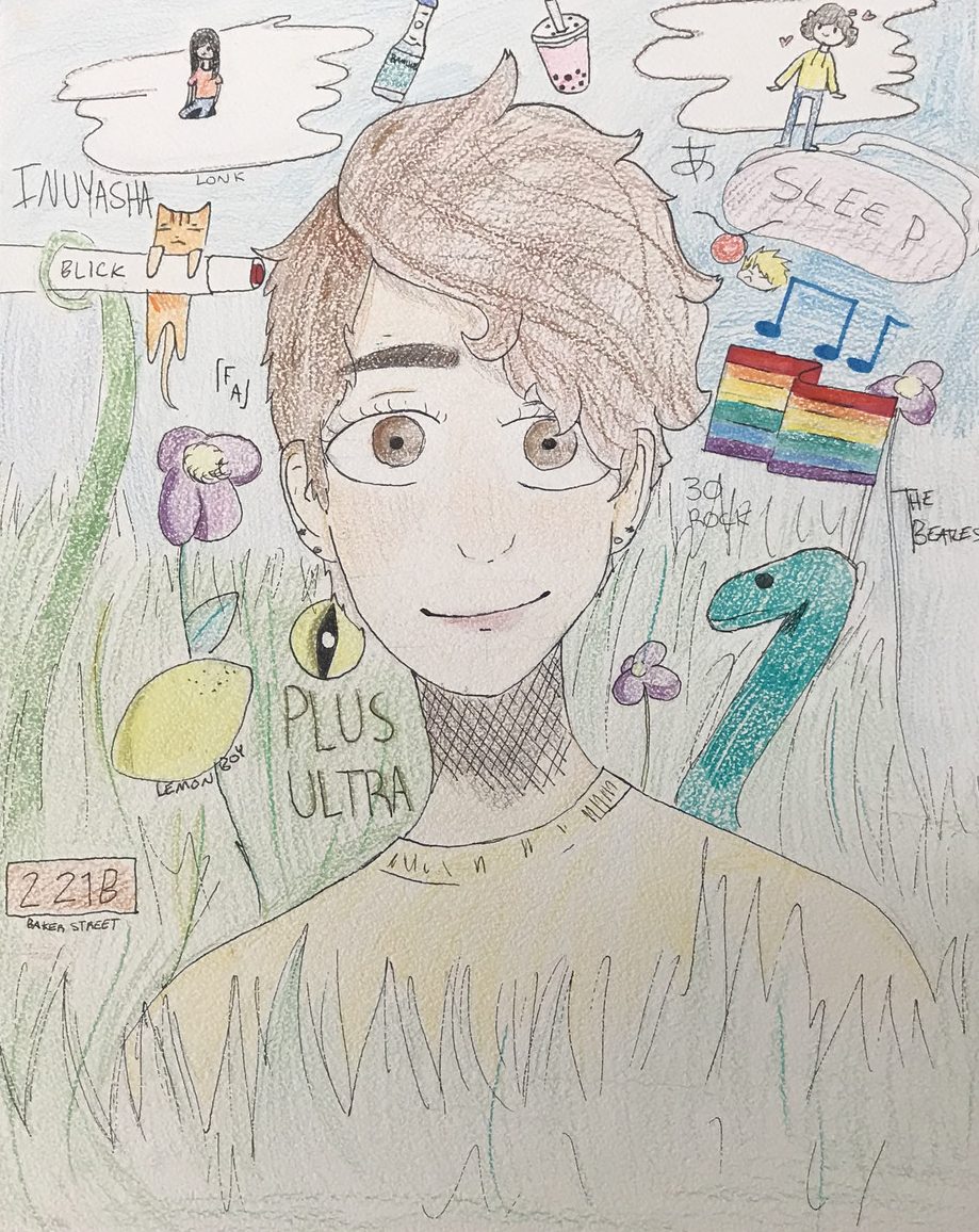 colored pencil illustartion