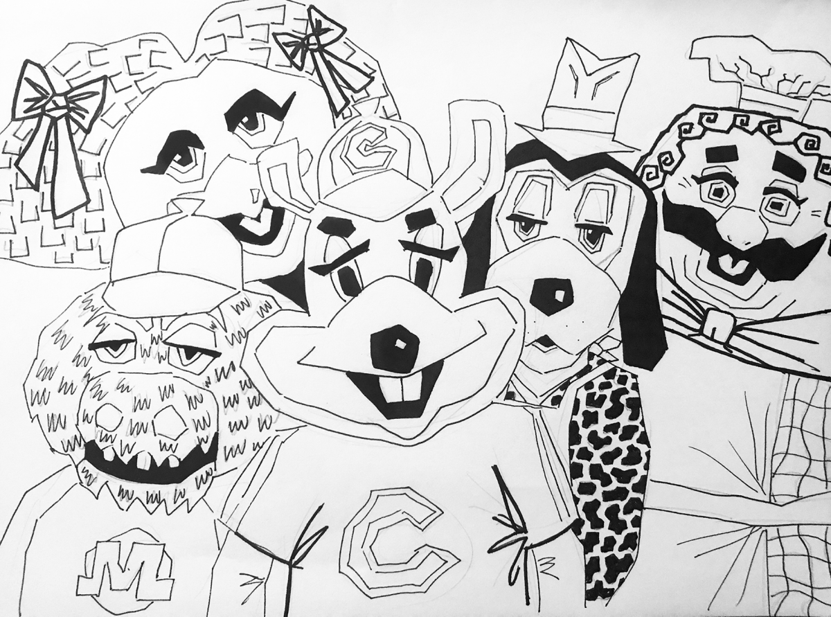 Chuck E. Cheese animatronic characters
