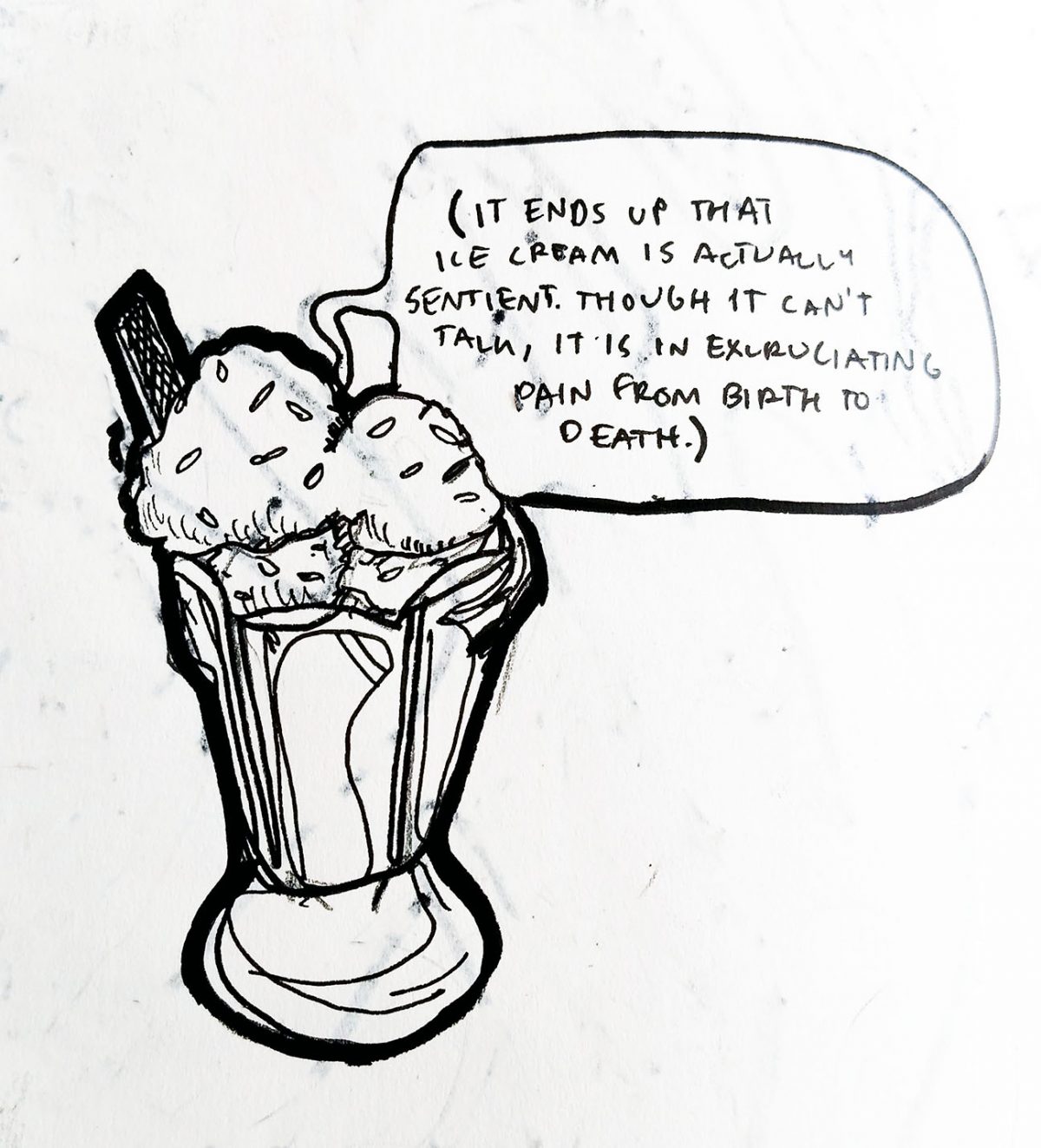 Ice cream sundae