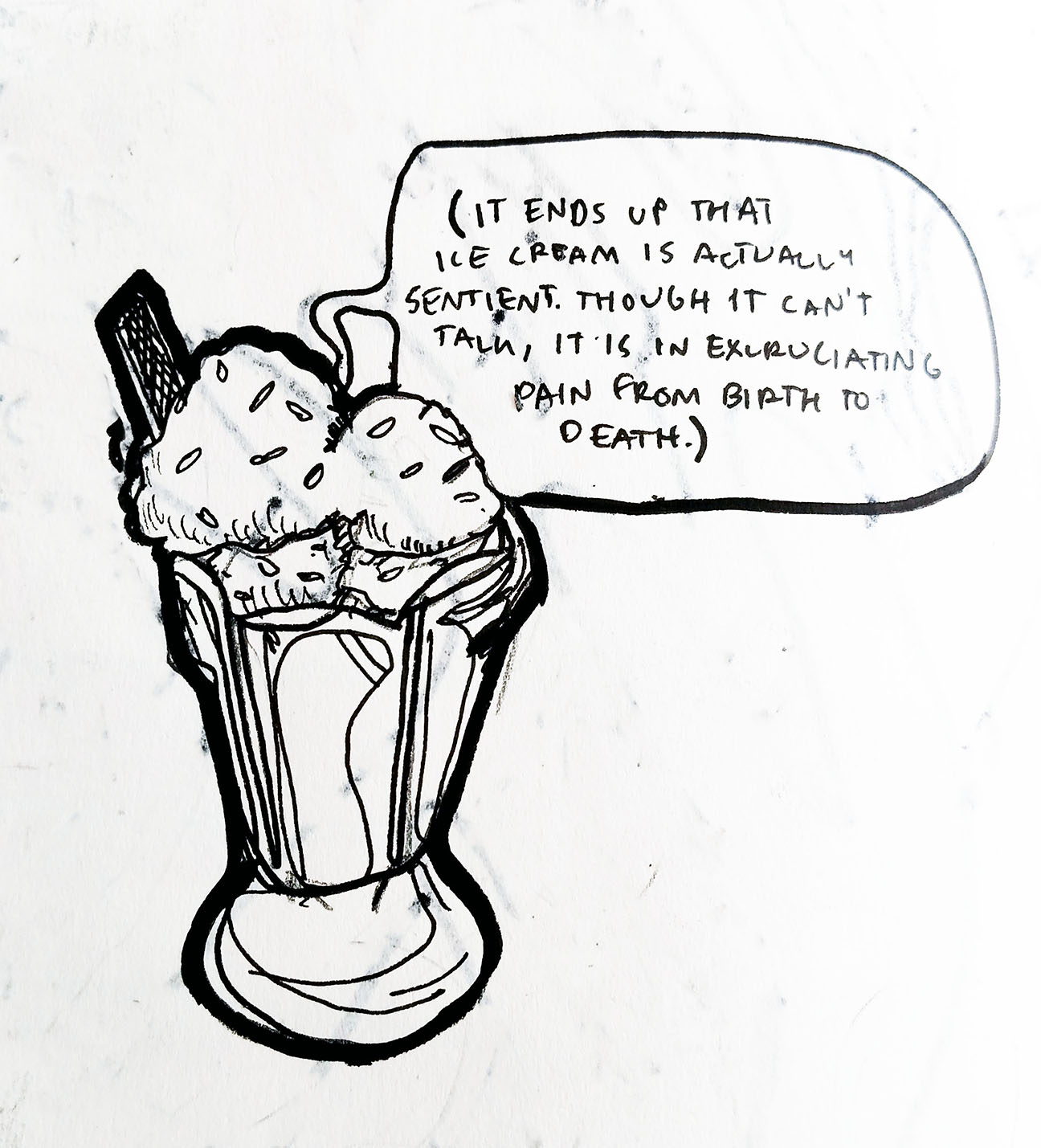 Ice cream sundae