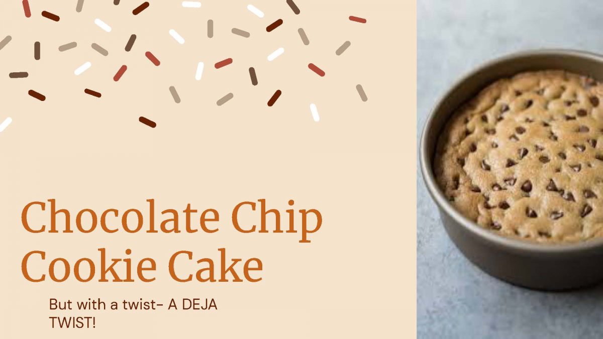 Chocolate Chip Cookie Cake