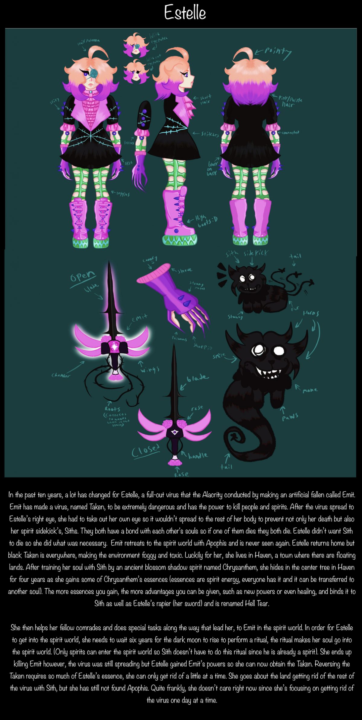 Visiting a character 10 years later...