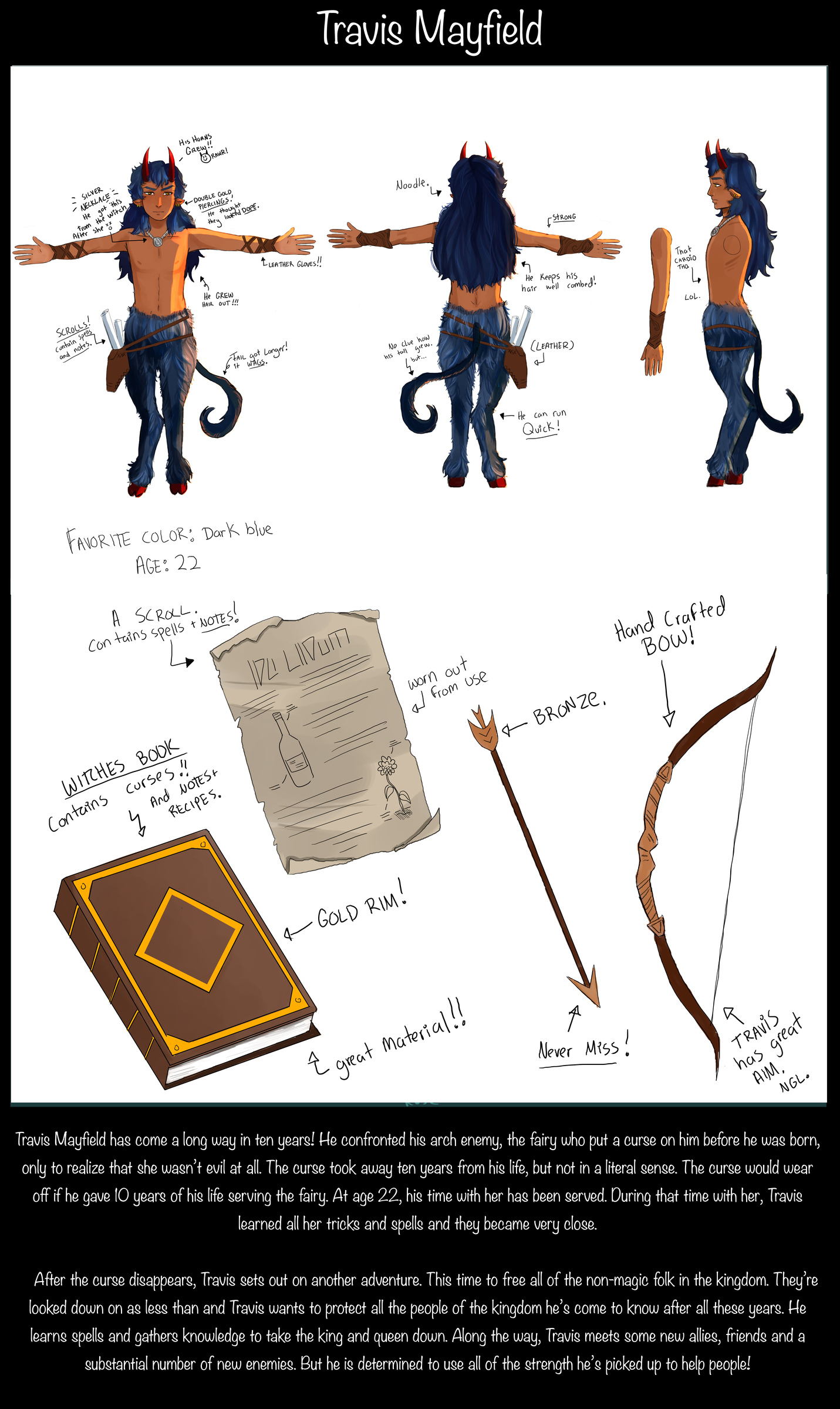 Visiting a character 10 years later...