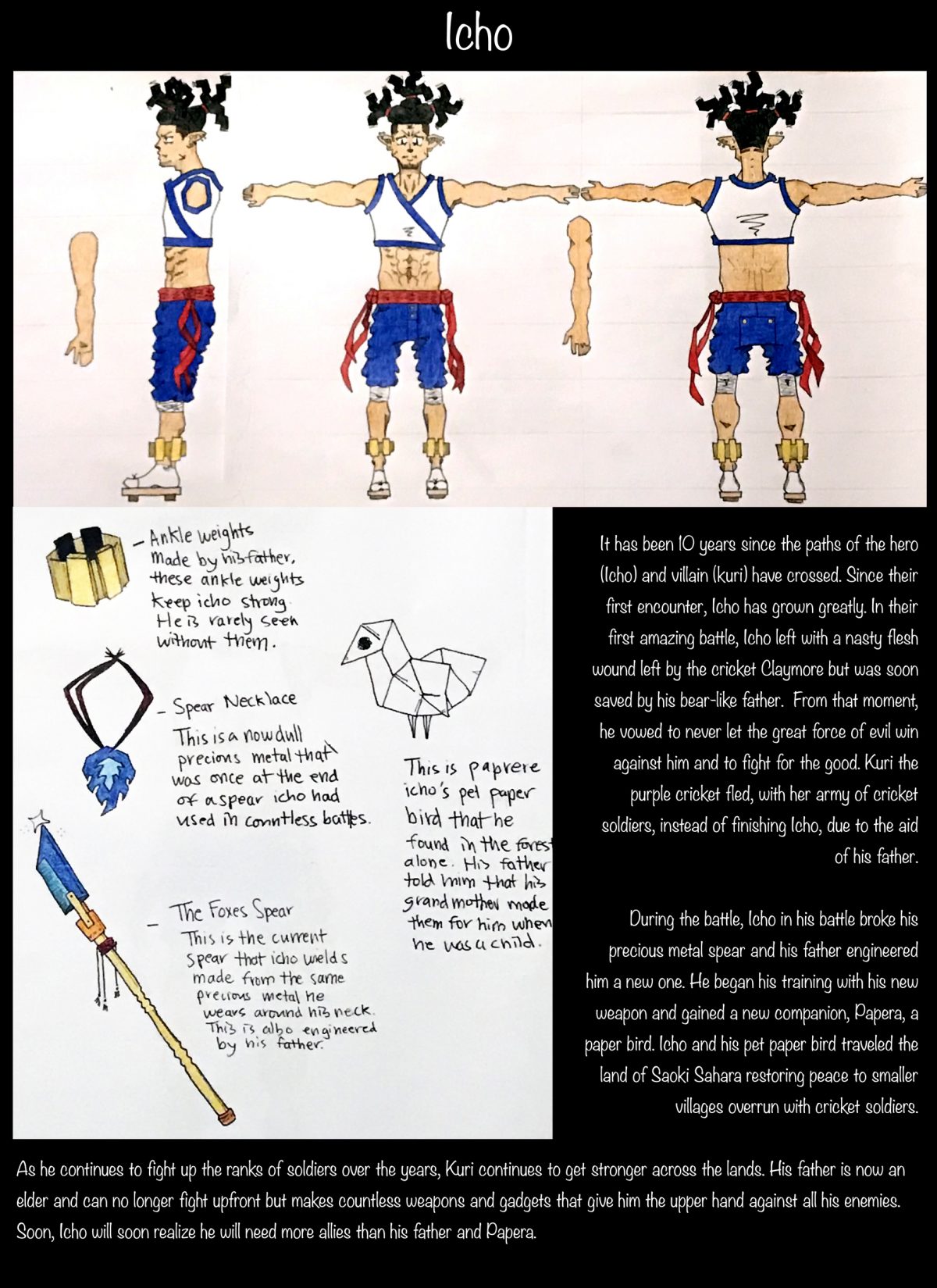 Visiting a character 10 years later...