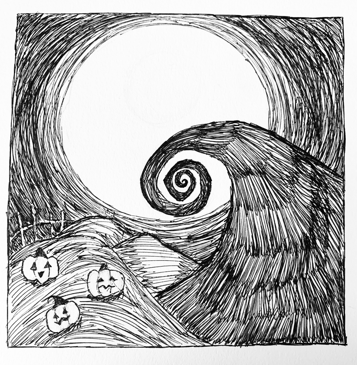 Nightmare Before Christmas scene