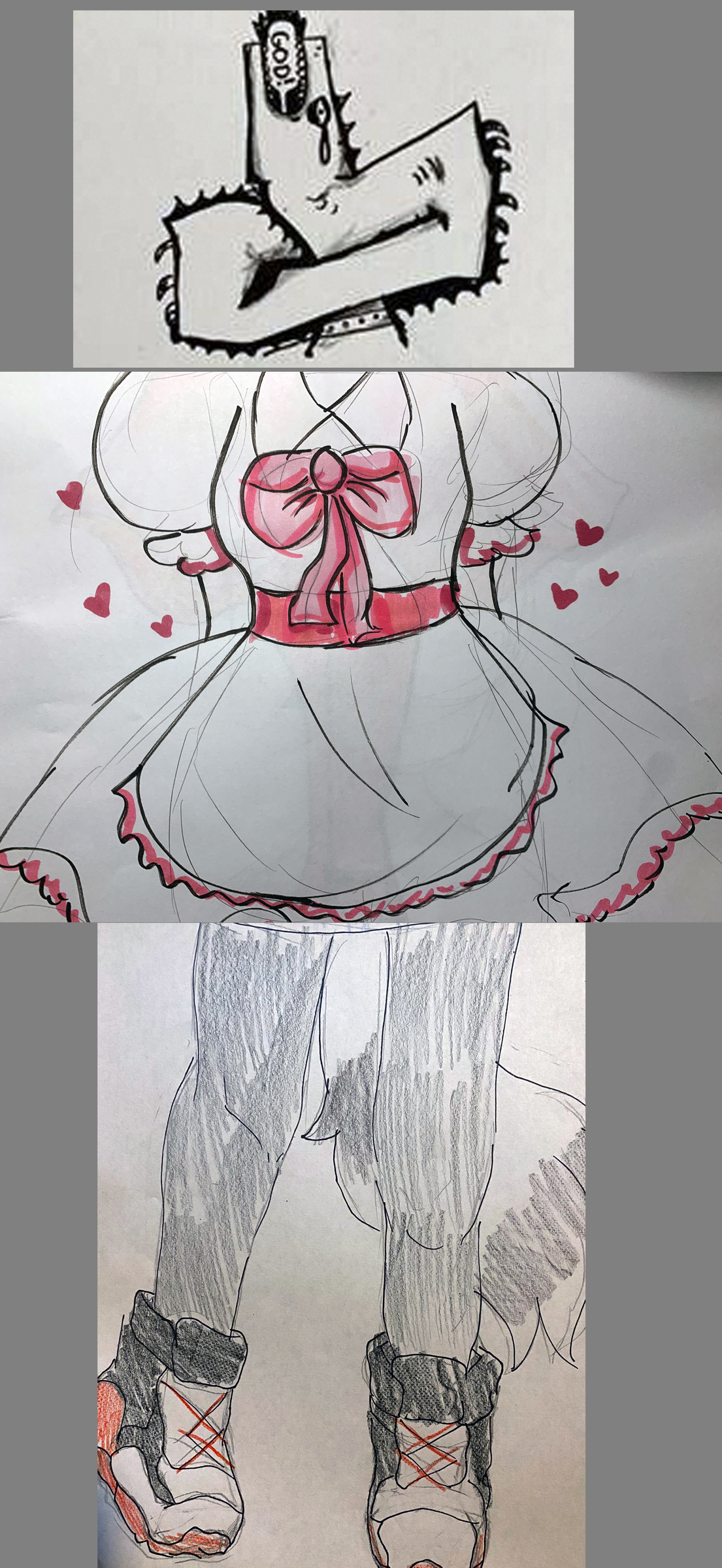 A 3v person collaborative drawing.