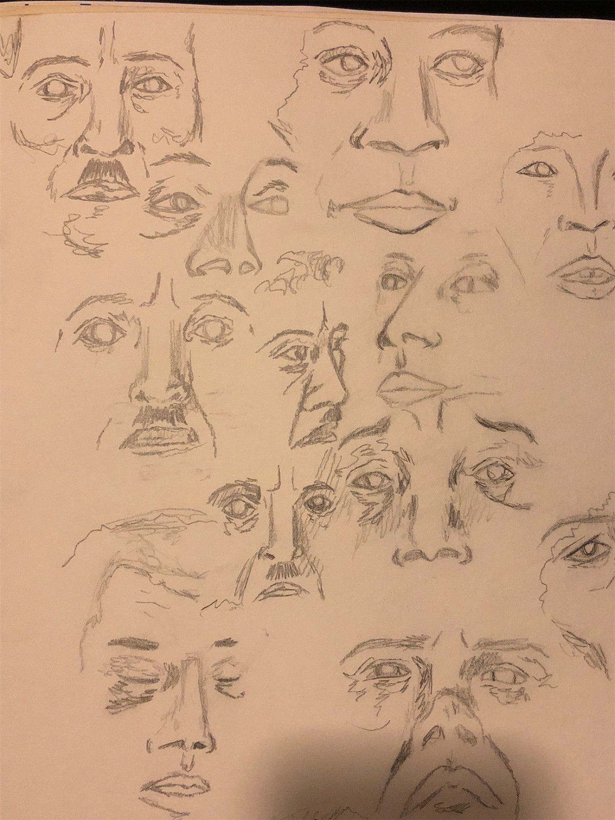 sketches of faces