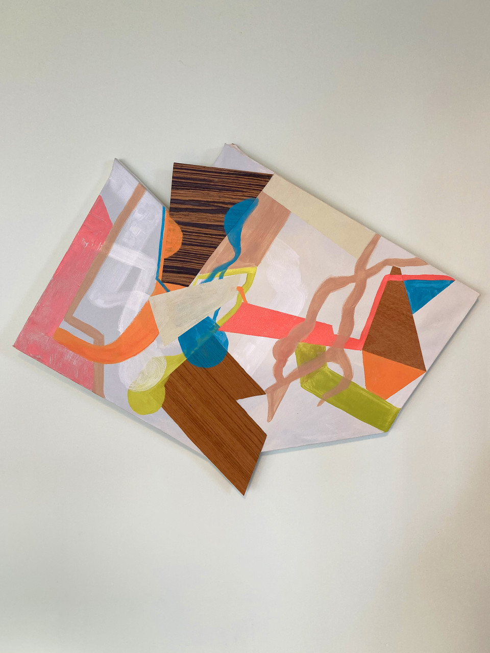 Abstract composition of shapes.