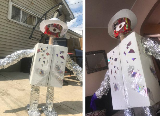 A robot sculpture