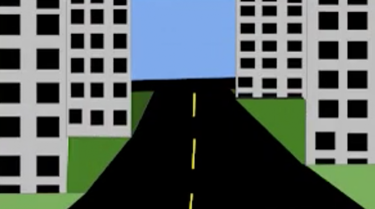 Animation of city scape