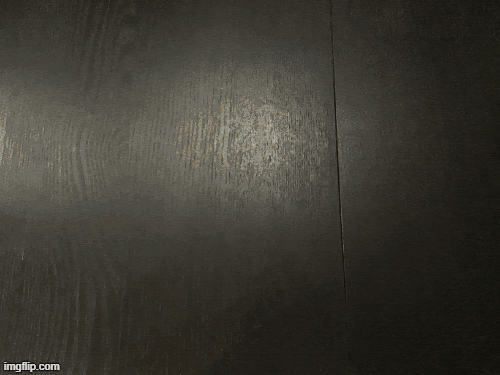 Animation of words on a black background