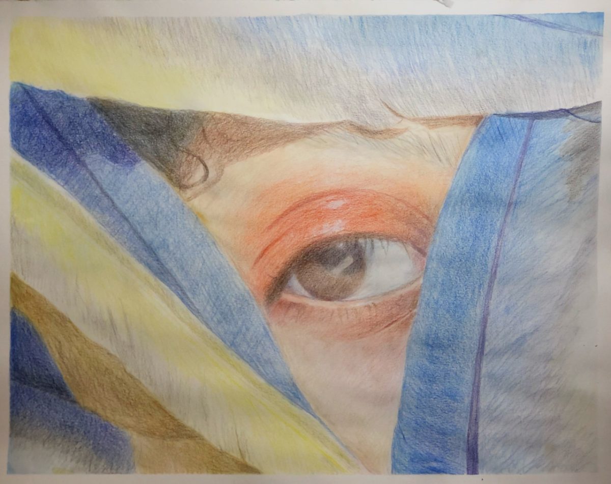 drawing of eye