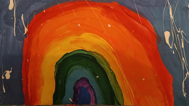 Rainbow painting