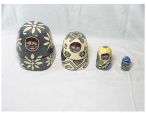 Four nesting dolls