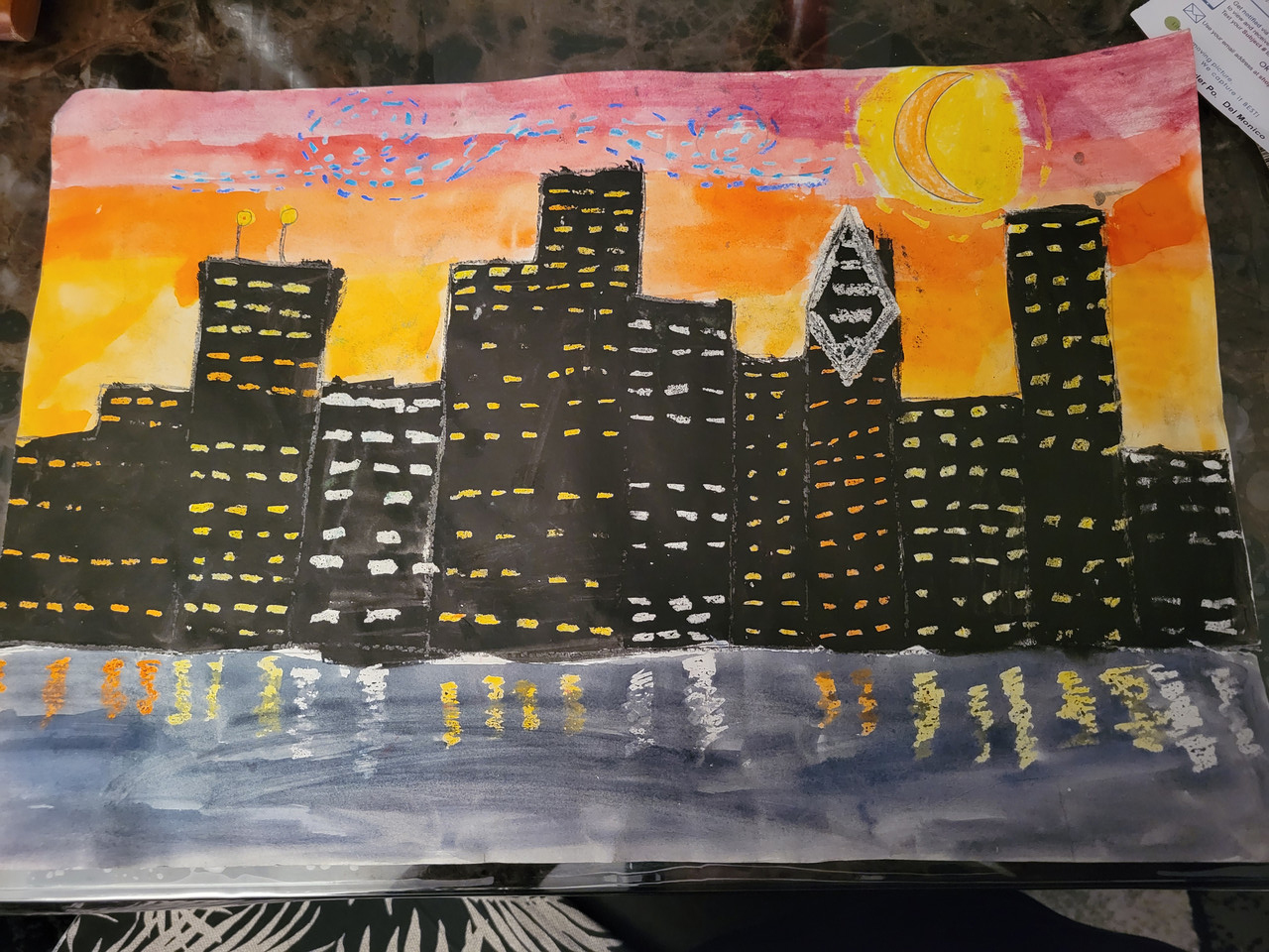 Illustration of a skyline