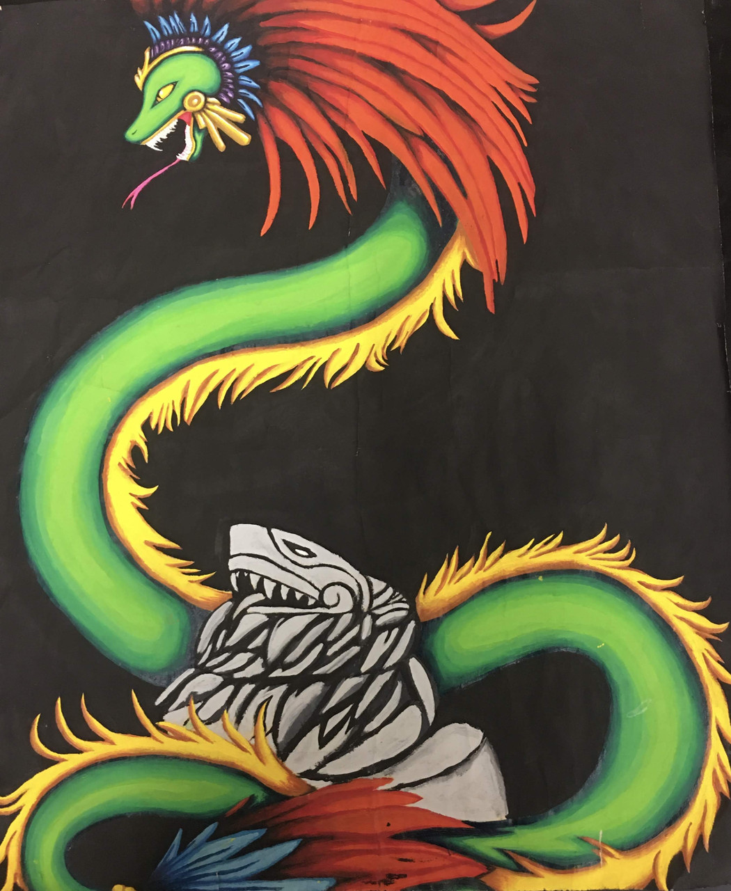 Painting of Quetzalcoatl
