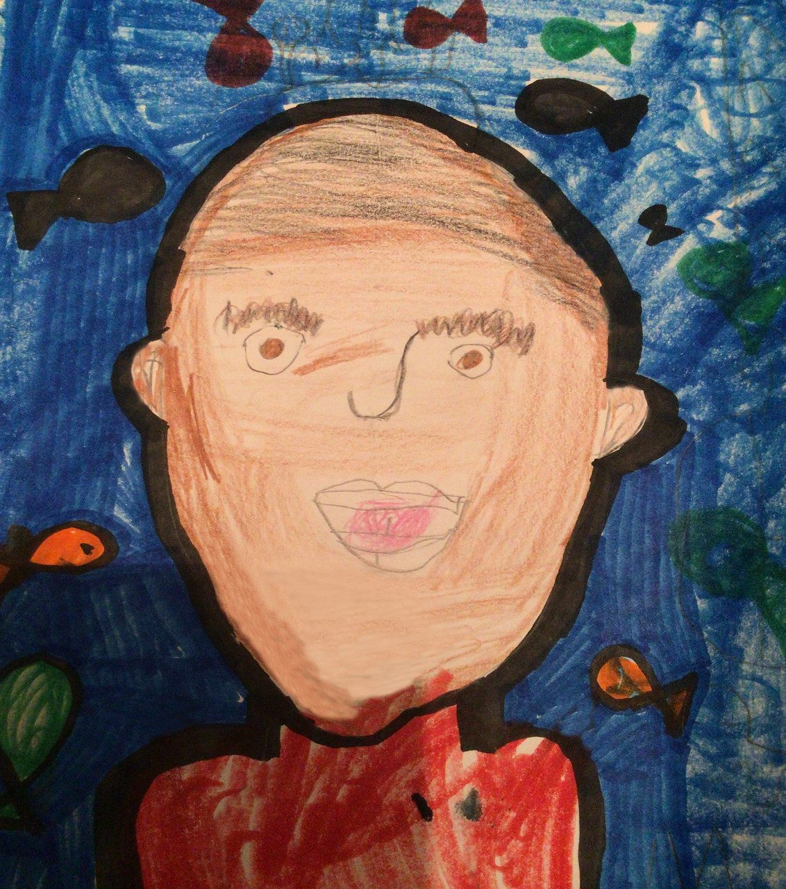 Self portrait of a boy