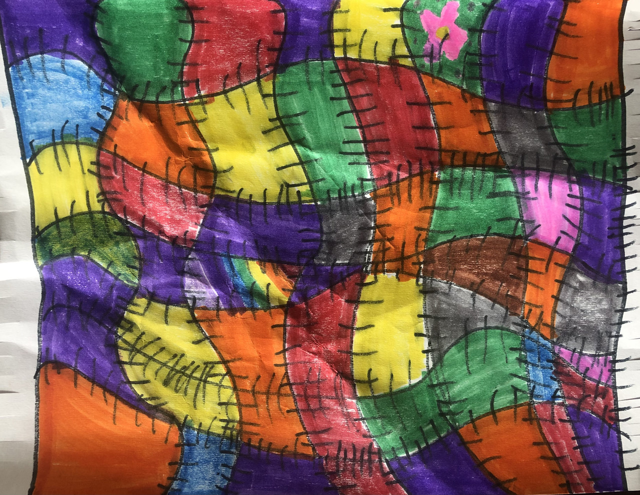 Evelyn Martineau: Rainbow Quilt – CPS All-City Visual Arts Exhibitions