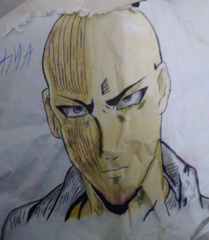 Drawing of a man