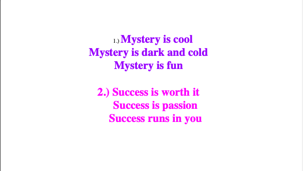 Two haiku's, in purple and pink