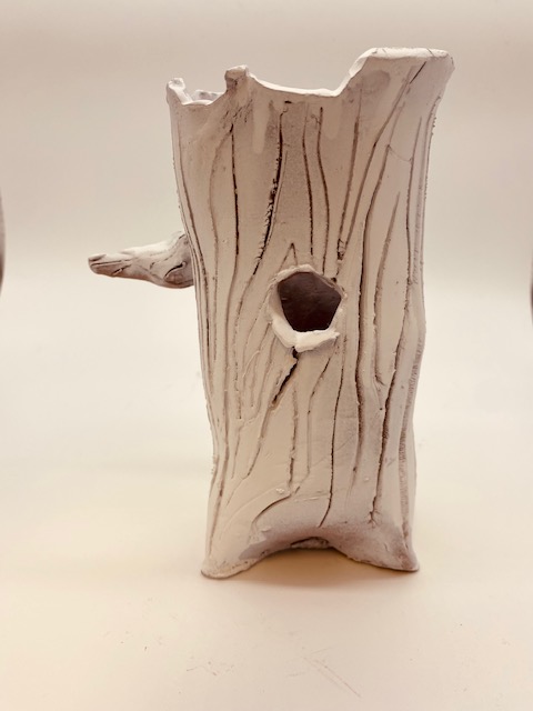 Ceramic tree with hole