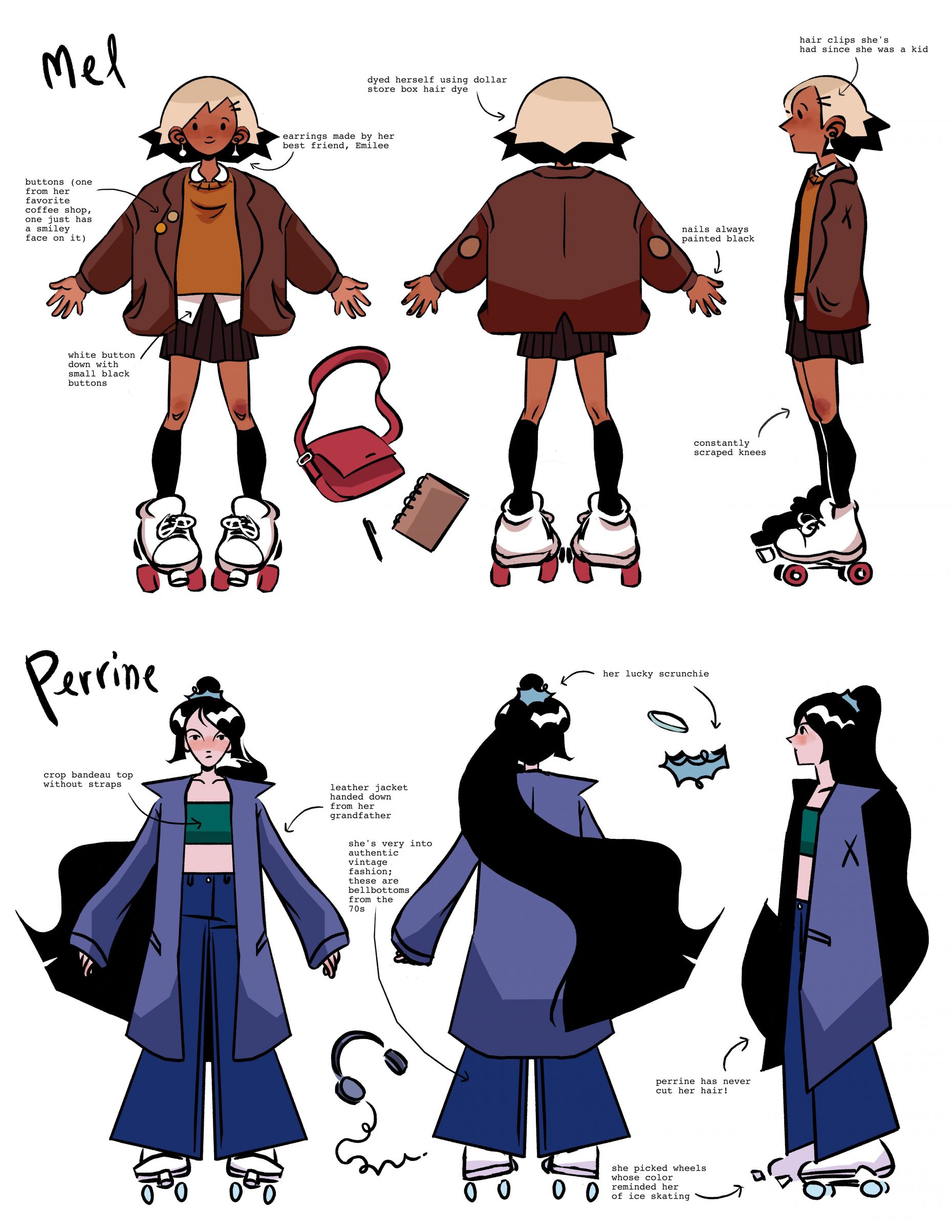 2 animated characters, one is good one is evil