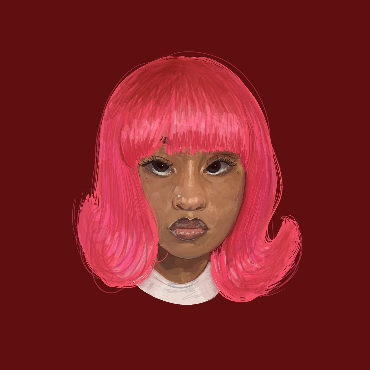 Portrait of a person with red hair