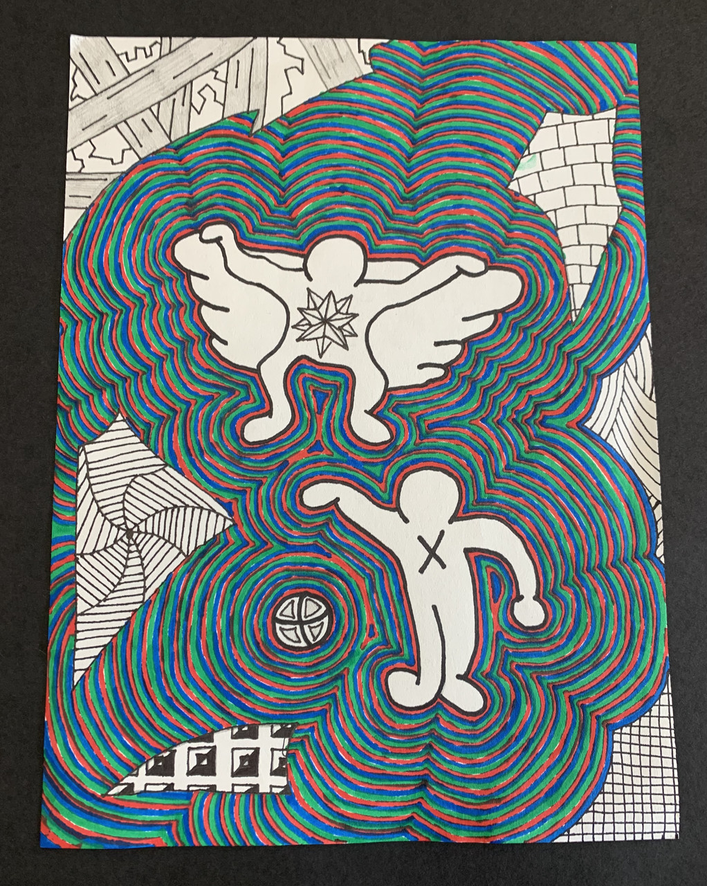 Keith Haring figures