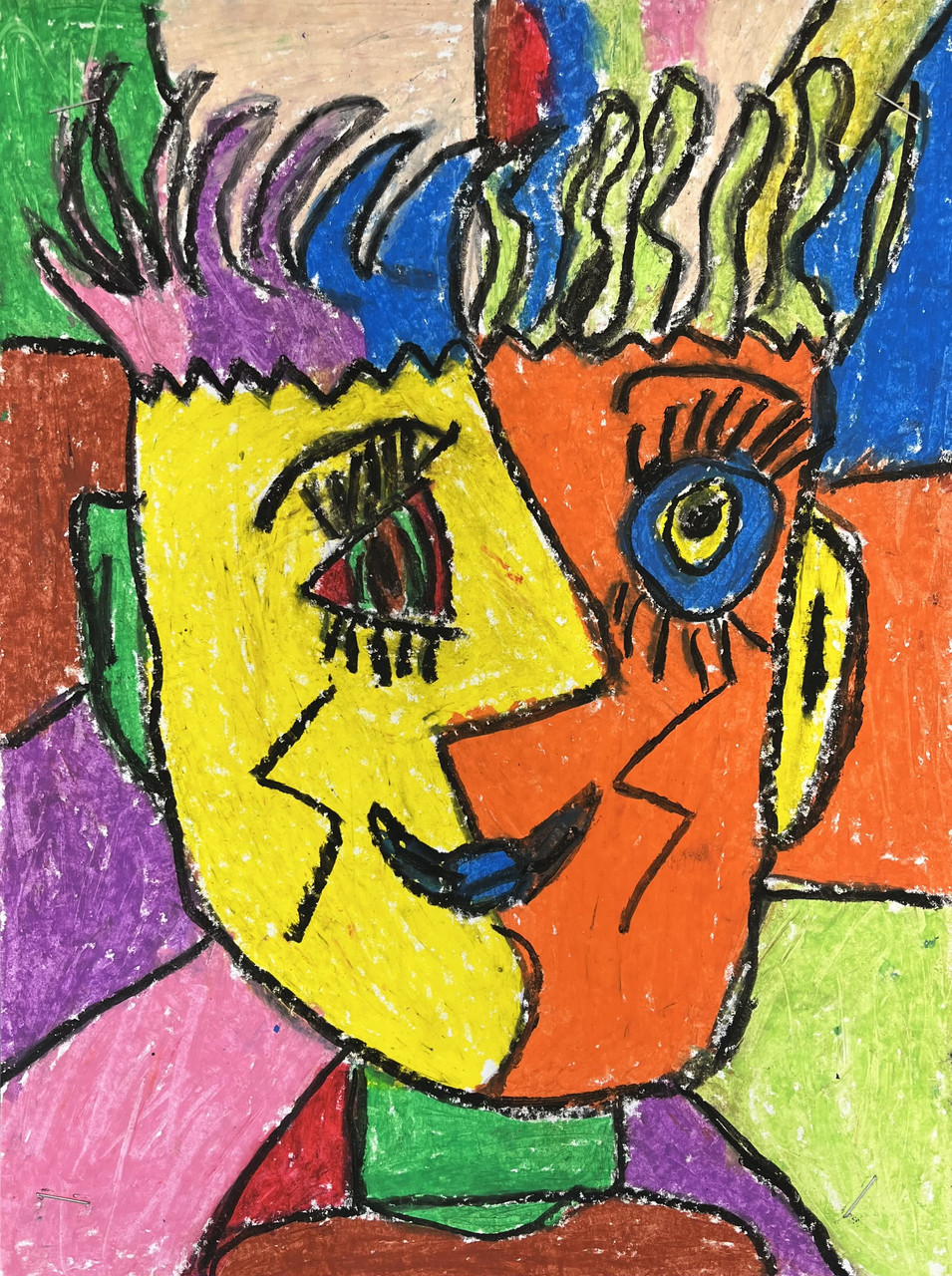 Sebastian Solis : Picasso Portrait – CPS All-City Visual Arts Exhibitions